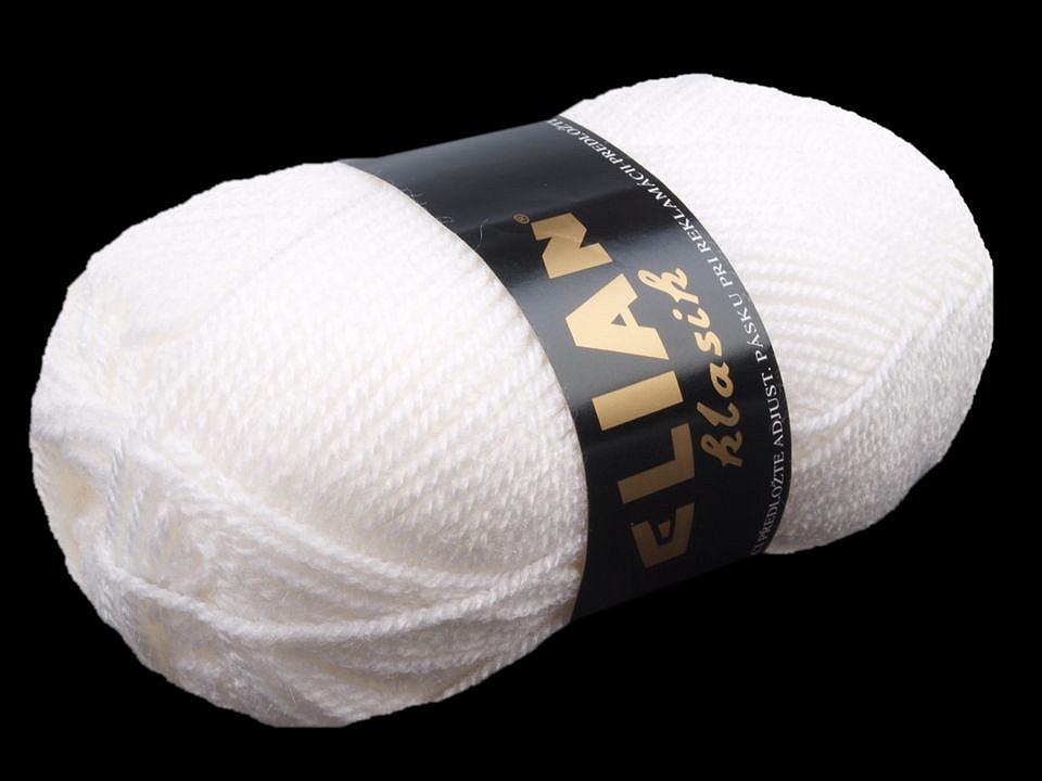 Knitting Yarn 50 g Elian Klasik - white