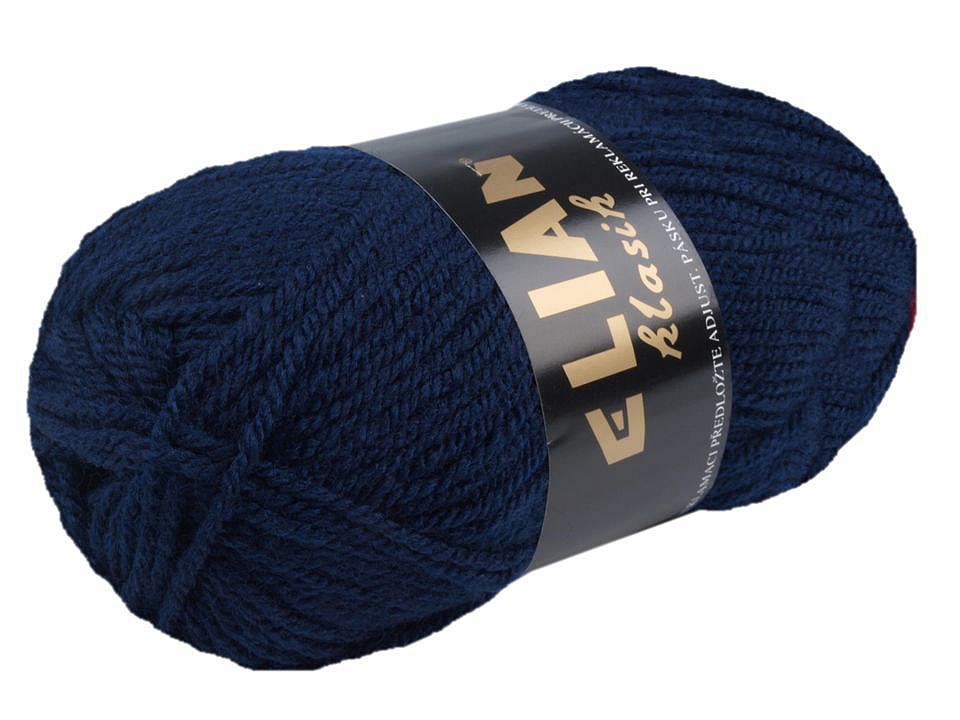 Knitting Yarn 50 g Elian Klasik - blue dark