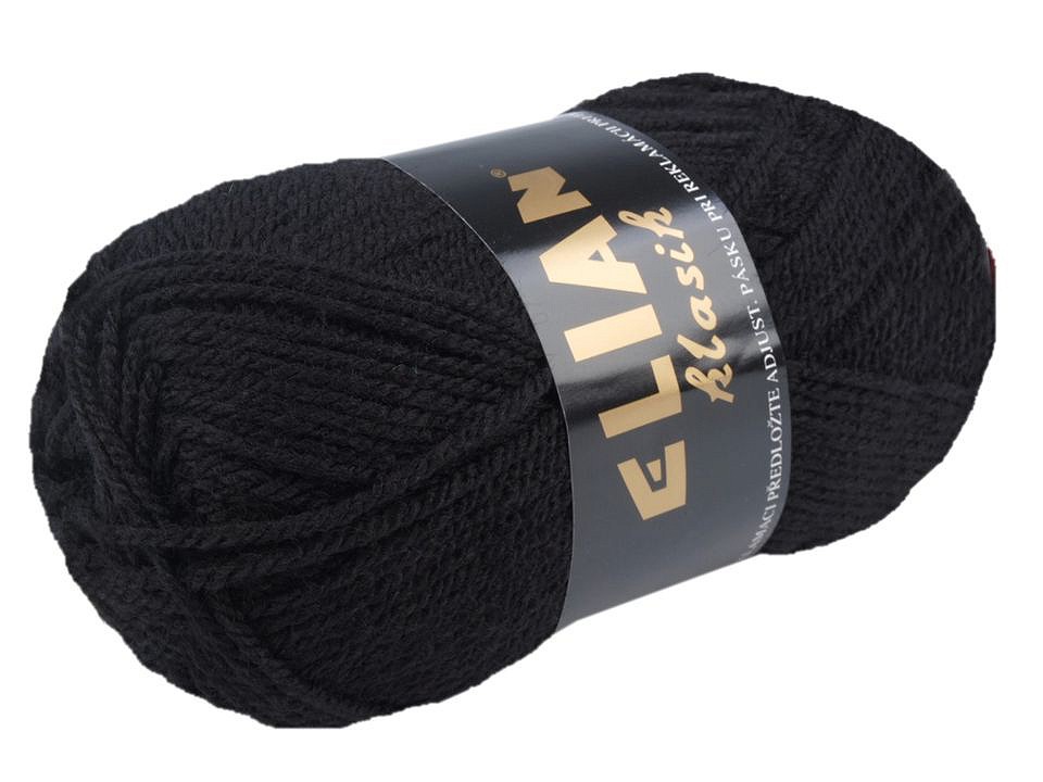 Knitting Yarn 50 g Elian Klasik - black