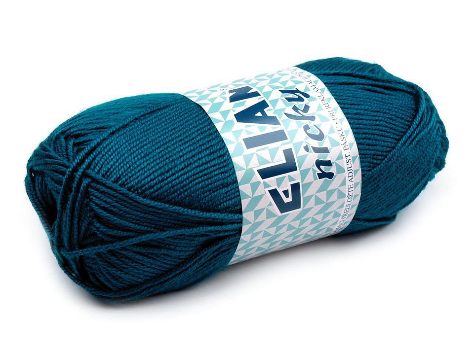 Knitting Yarn 50 g Elian Nicky - paraffin blue