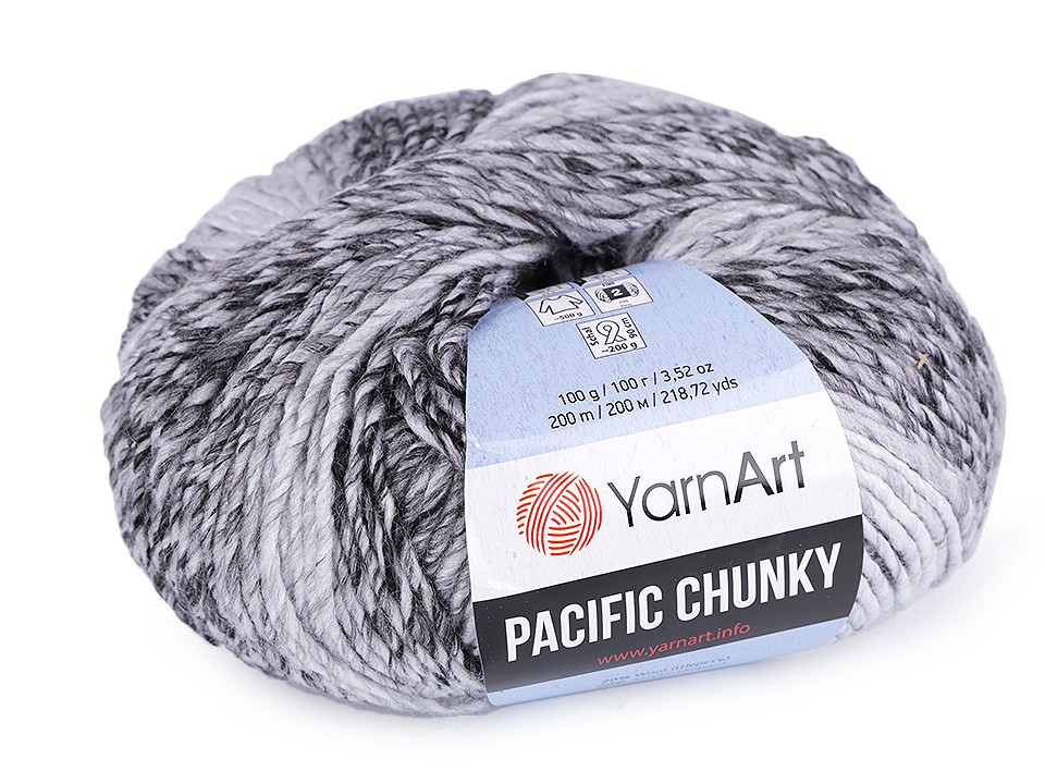 Knitting Yarn Pacific Chunky 100 g, black