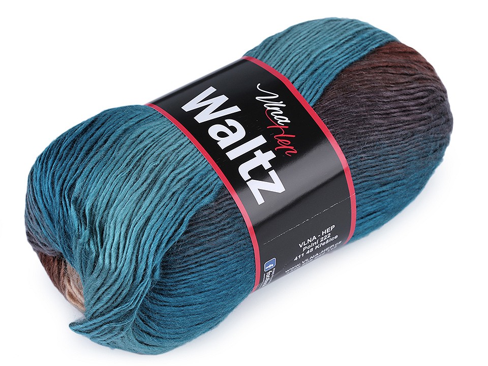 Knitting Yarn Waltz 100 g, paraffin blue