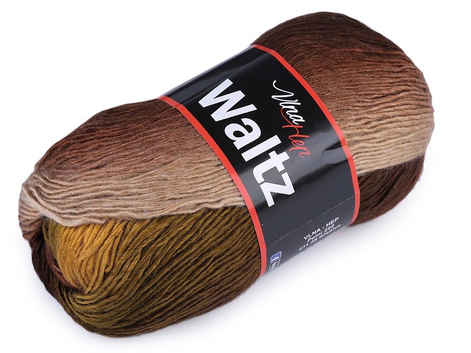 Knitting Yarn Waltz 100 g, brown