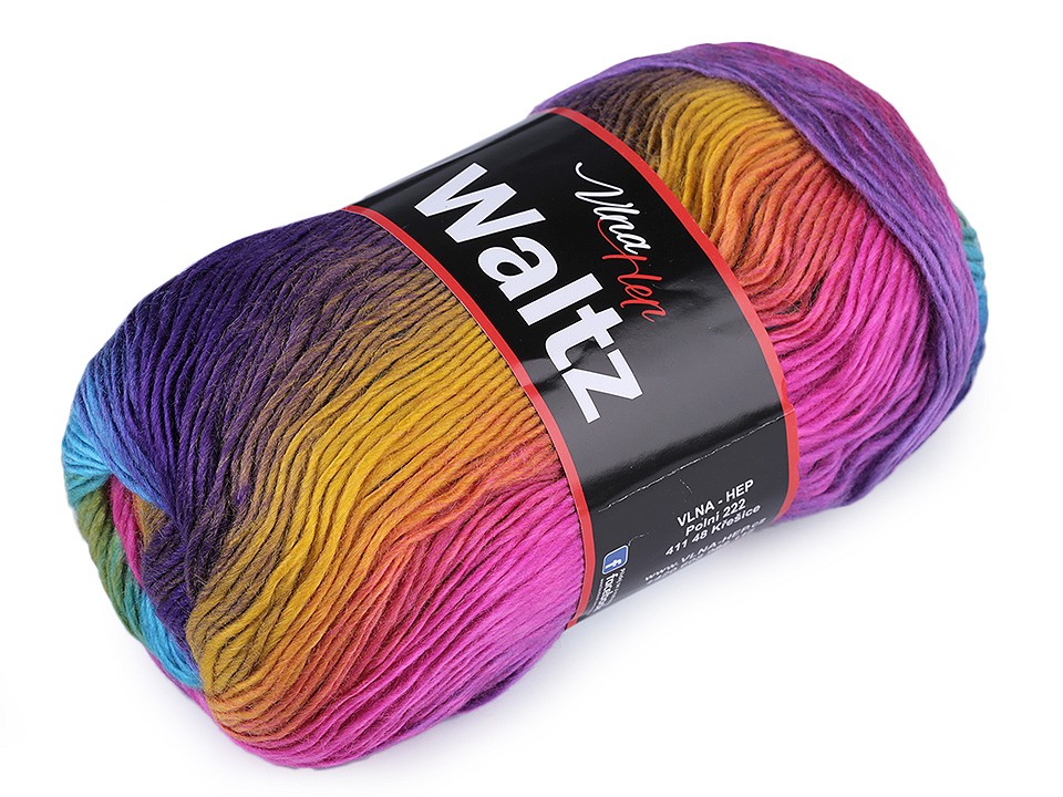 Knitting Yarn Waltz 100 g, multicolor