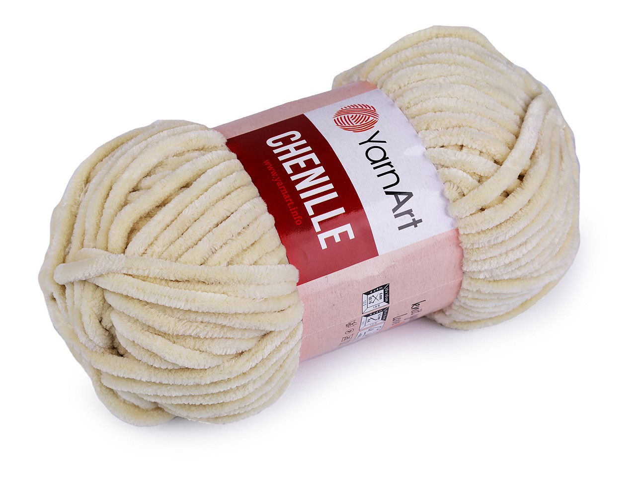 Knitting Yarn 100 g Chenille, sea shell