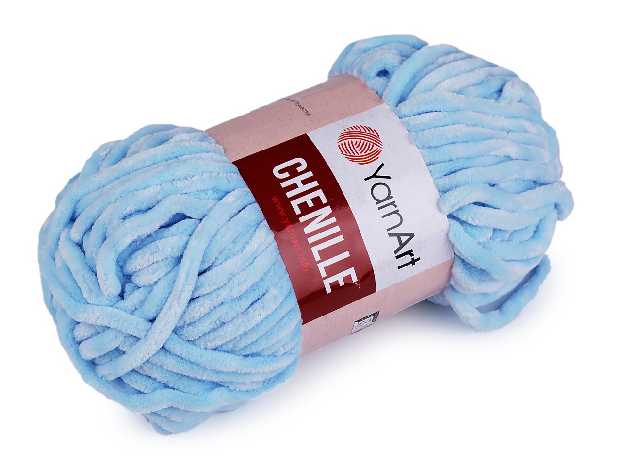 Knitting Yarn 100 g Chenille, forget-me-not blue