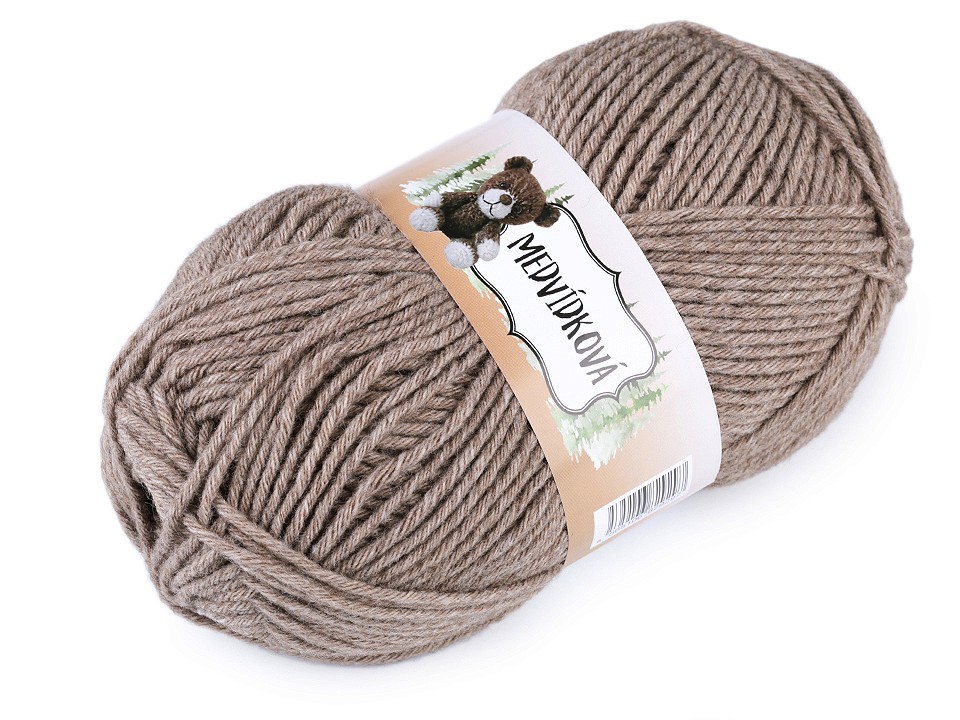 Knitting Yarn Teddy 100g - darkbeige