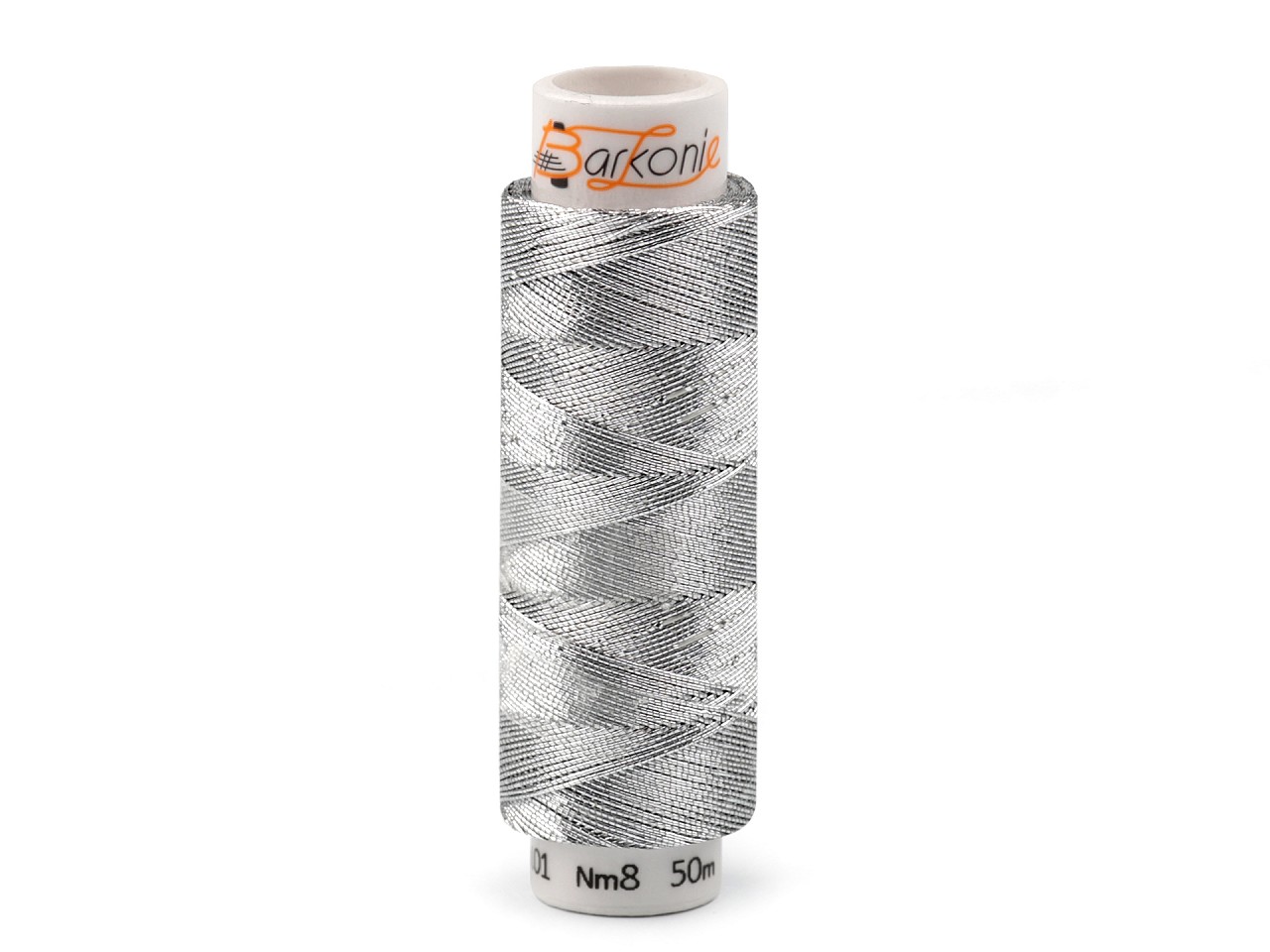 Metallic Thread Elisabeth 3; 50 m, silver