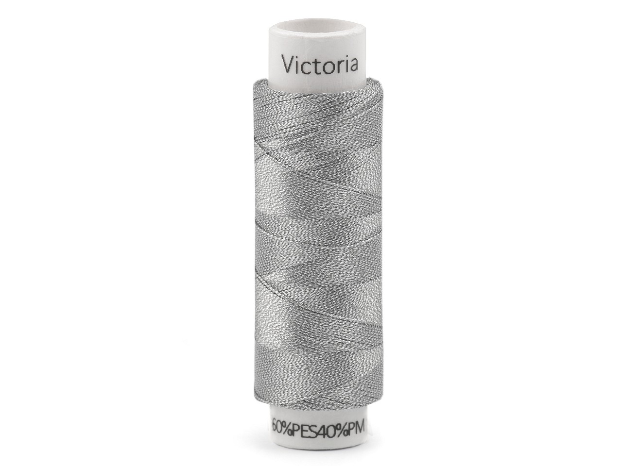 Metallic Thread Victoria 100 m, silver