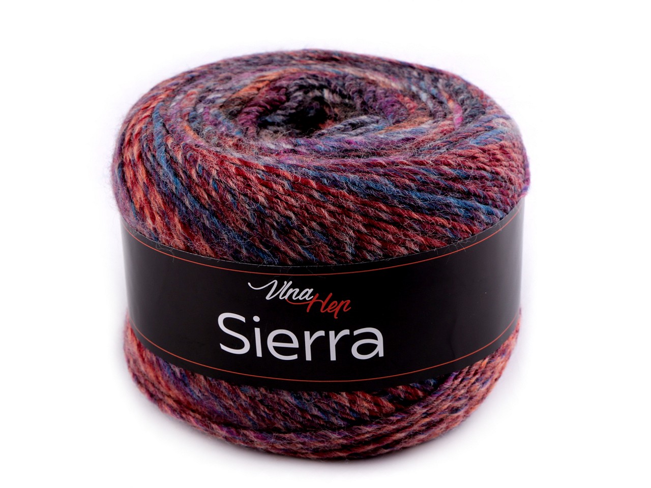 Knitting Yarn Sierra 150 g, light wine red