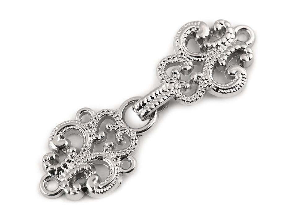 Decorative Filigree Fastening, nickel