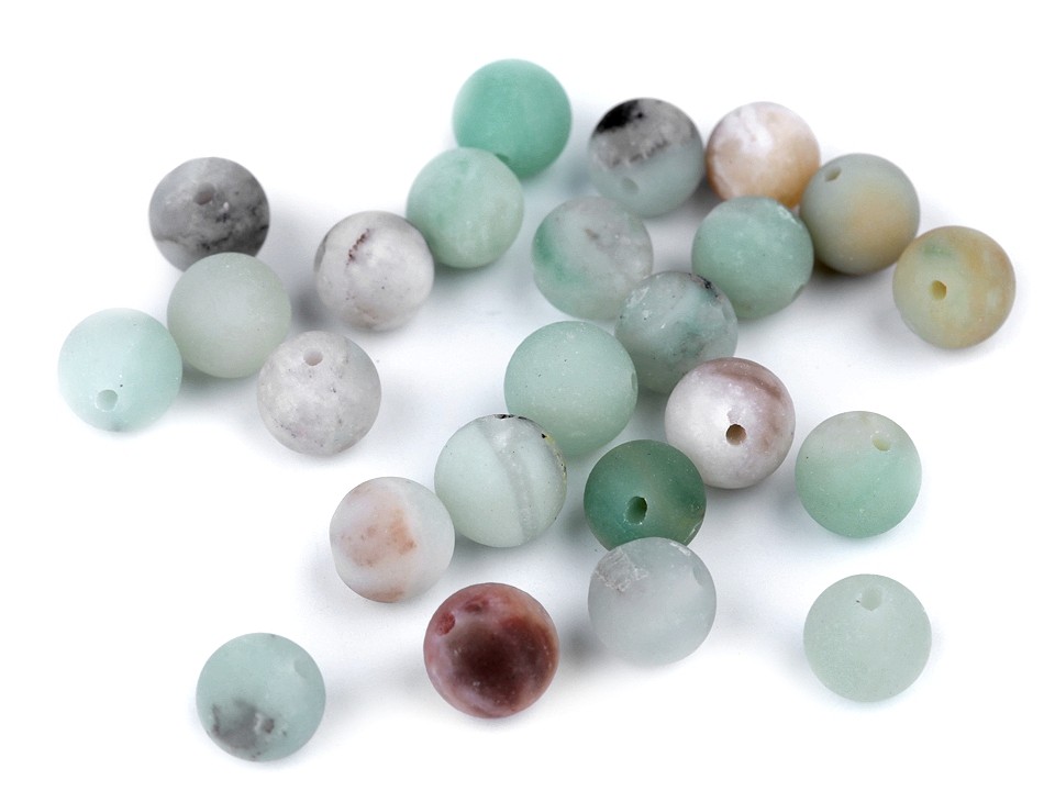 Mineral Beads Amazonite Ø8 mm (package 10 pc.)