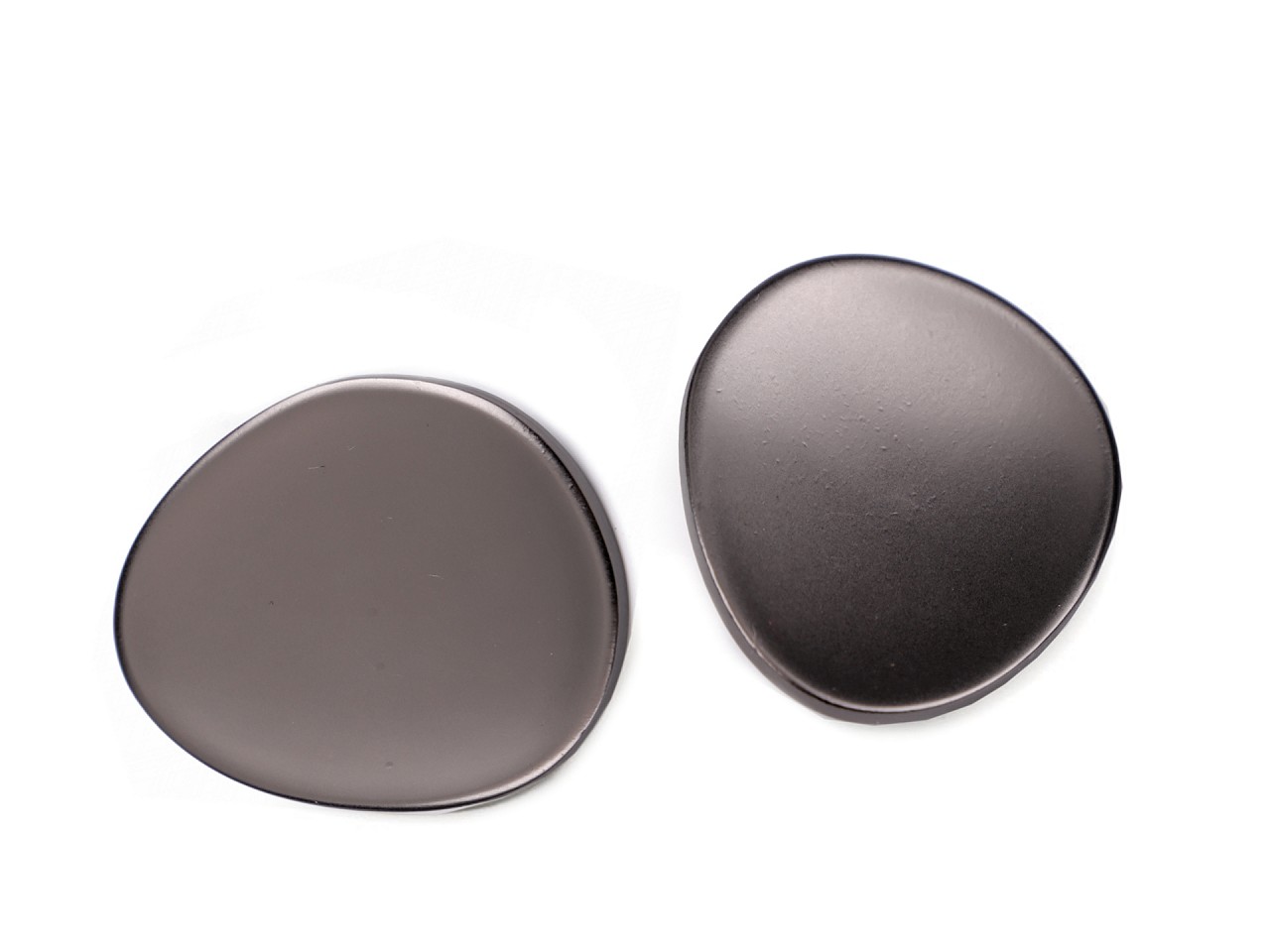 Metal Button size 54, nickel antik, 2 pc.