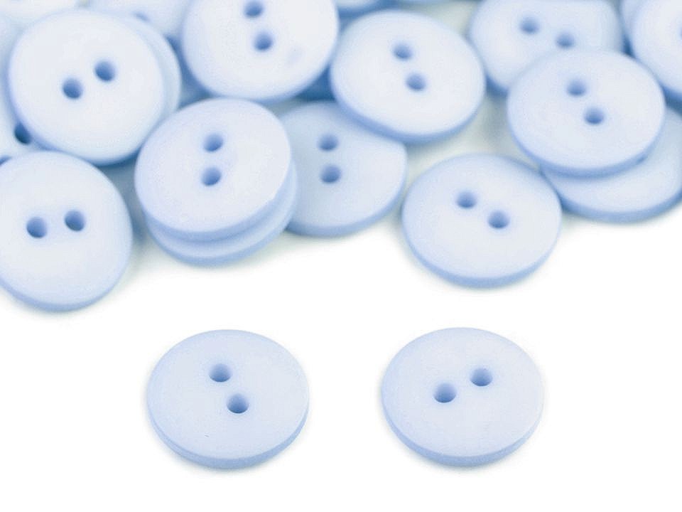 Button size 24, blue ice, 10 pc.