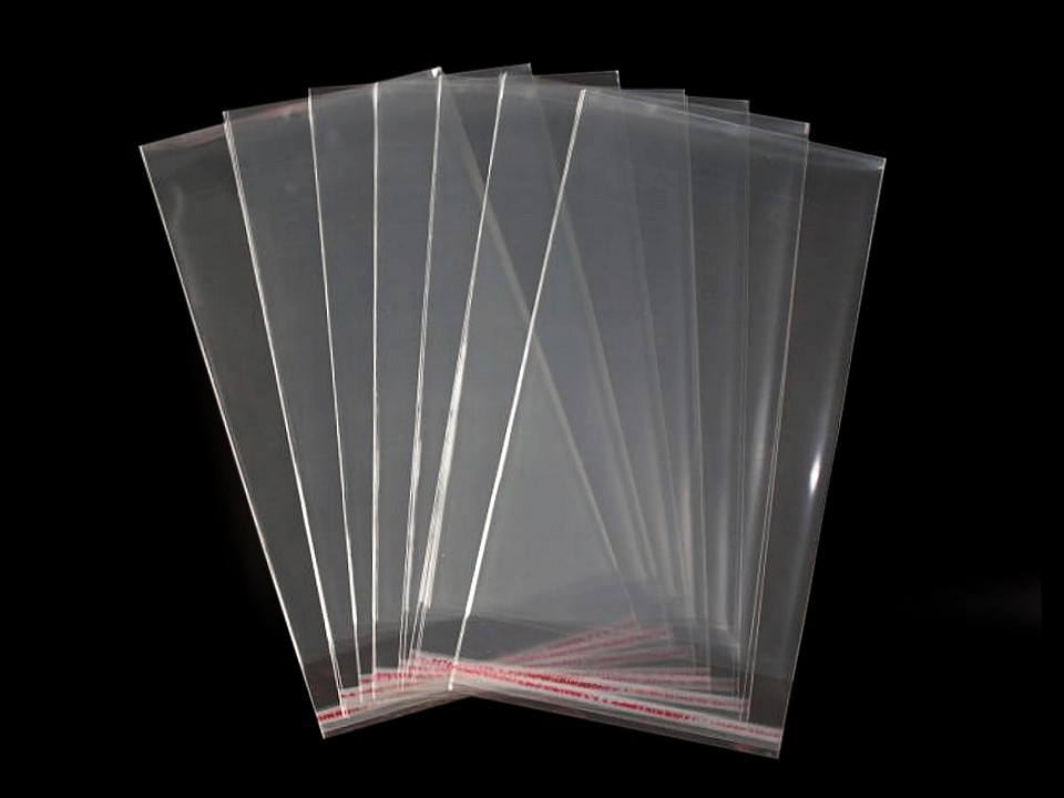 Clear Plastic Self-Adhesive Seal Bags 14x25 cm (package 100 pc.)