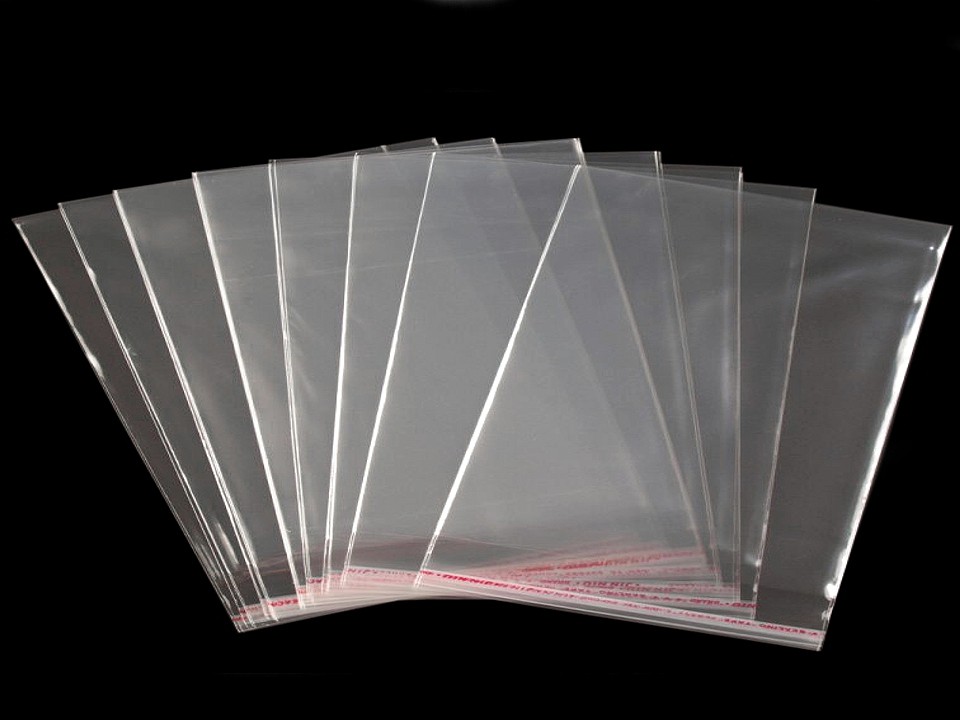 Clear Plastic Self-Adhesive Seal Bags 16x16 cm (package 100 pc.)