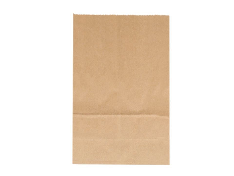 Paper Bag 12 x 21 x 7 cm (package 50 pc.) - natural brown