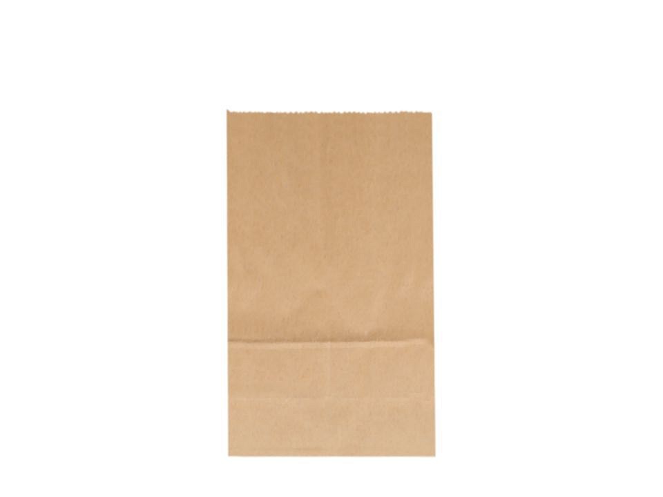 Paper Bag 8,8 x 17 x 5,5 cm (package 50 pc.) - natural brown