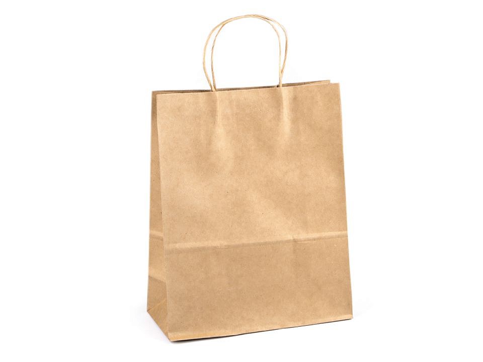 Paper Bag Natural 26x32 cm (package 5 pc.) - natural brown