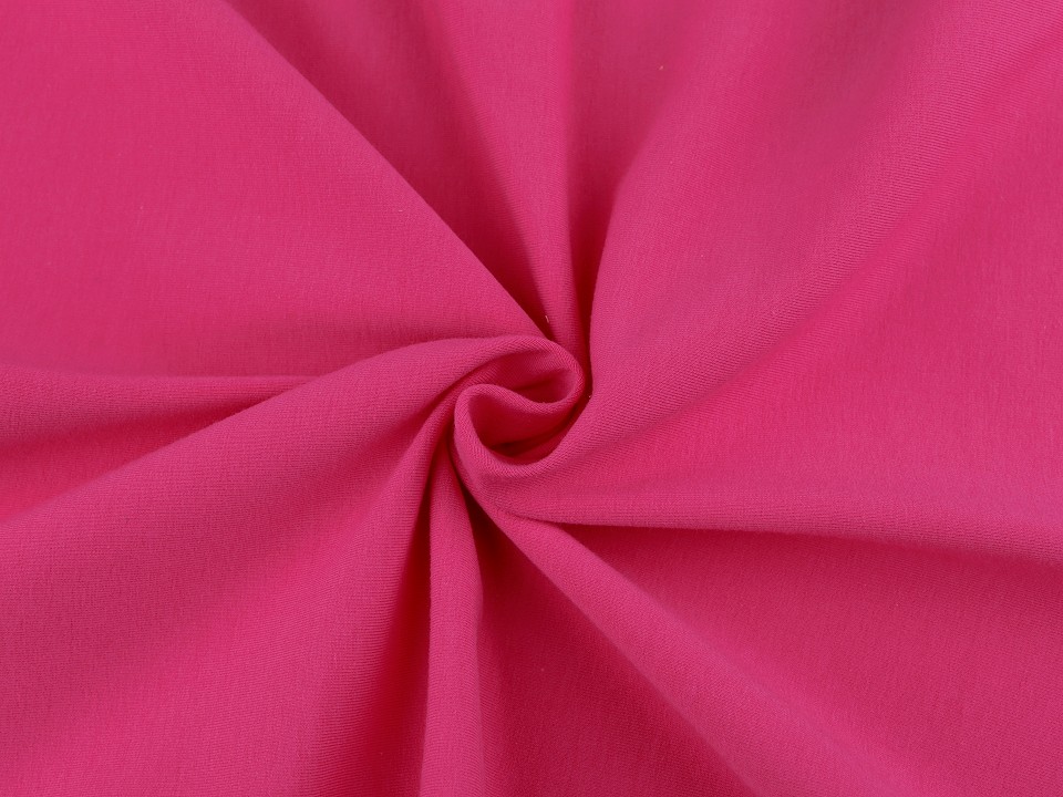 Single Knit Cotton Jersey Fabric (sold by the meter) - pink