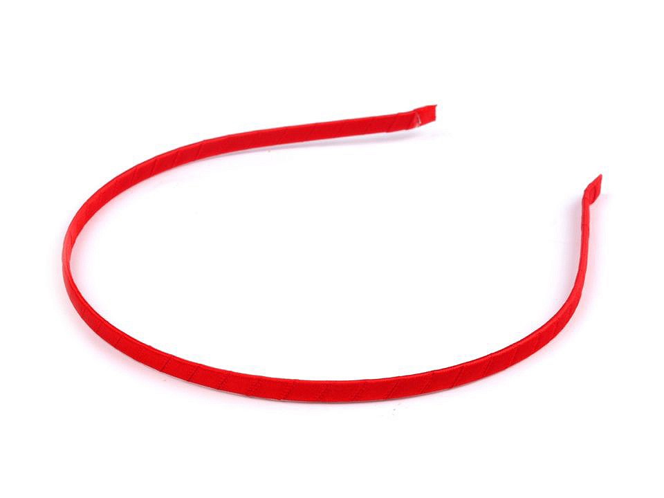 Satin Headband, red