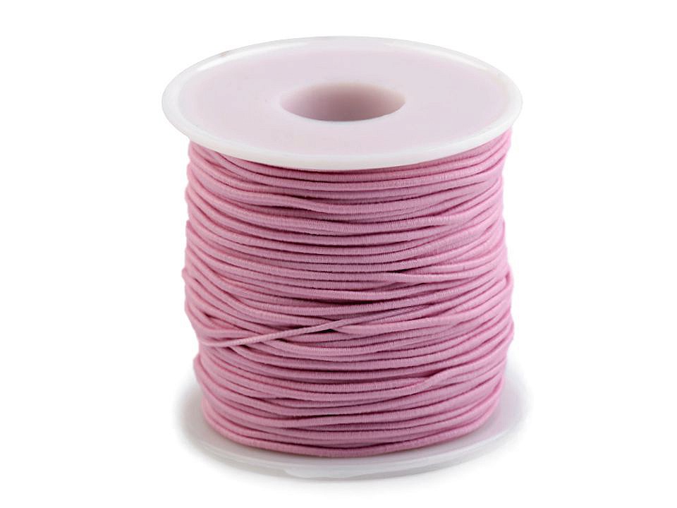 Round Elastic Ø1.2 mm, light pink, 45 m