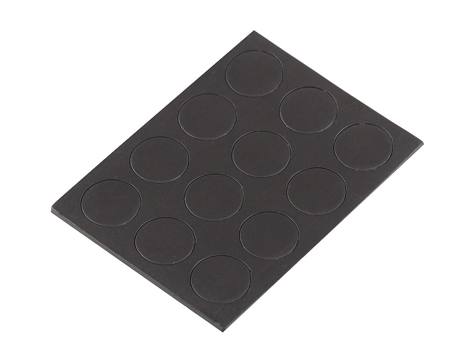 Self-adhesive Magnets, black