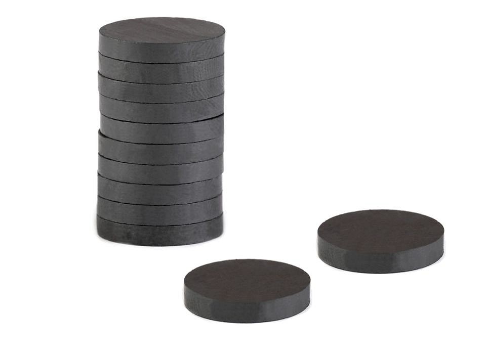 Magnet Ø20 mm, anthracite, 10 pc.