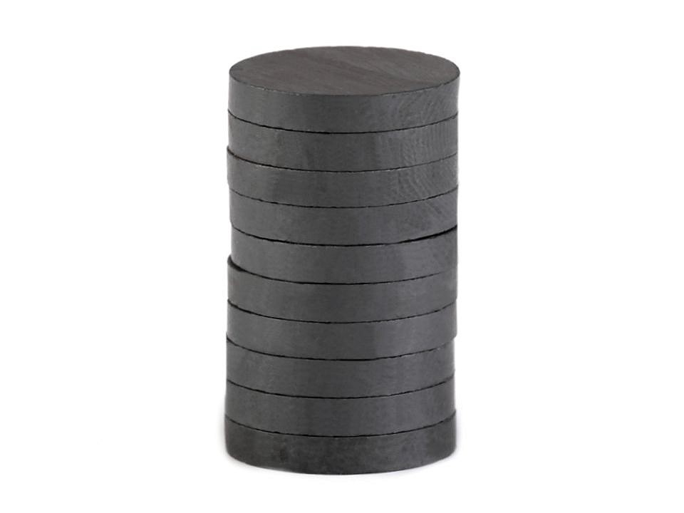 Magnet Ø20 mm, anthracite, 10 pc.