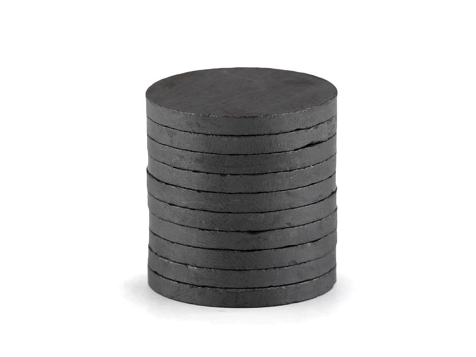 Magnet Ø30 mm, anthracite, 10 pc.