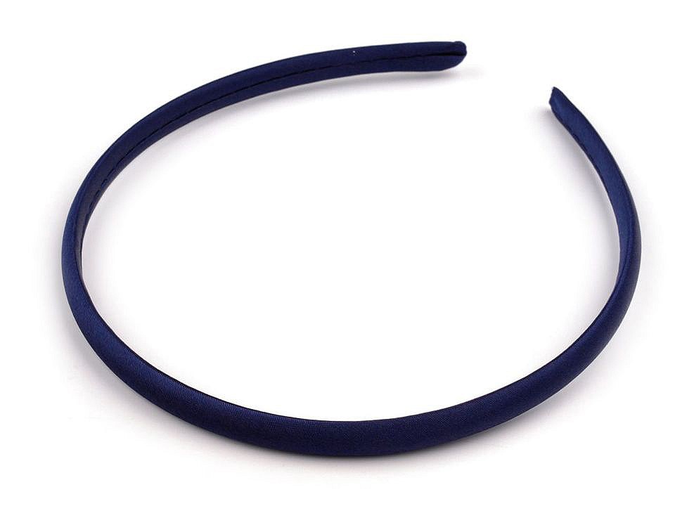 Satin Headband, paris blue