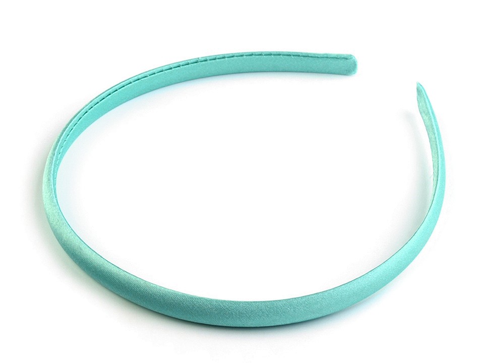 Satin Headband, turquoise