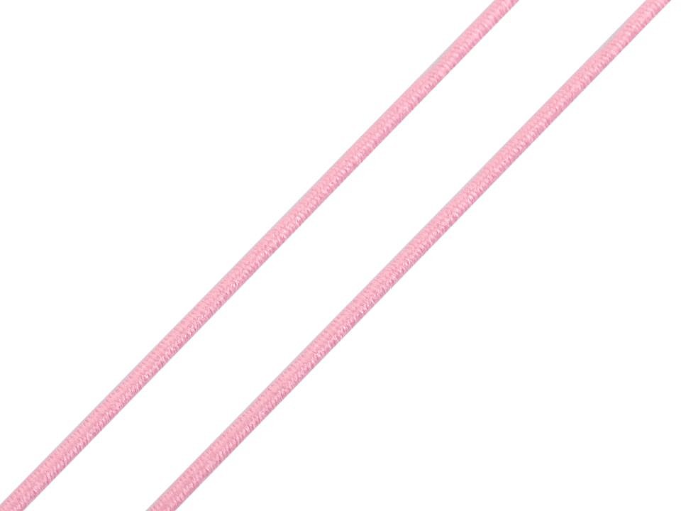 Round Elastic Ø1.2 mm, light pink, 45 m