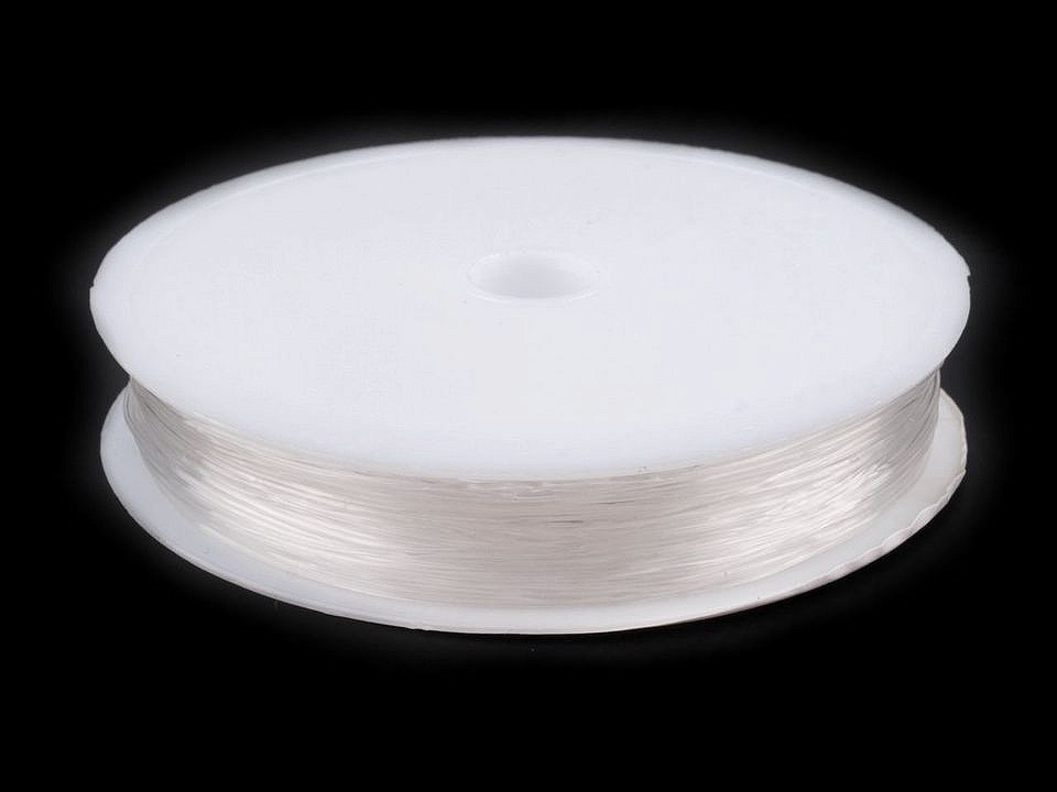 Clear Invisible Elastic Nylon Thread Ø0.4-0.6 mm, clear