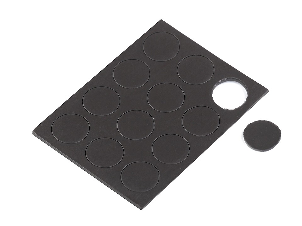 Self-adhesive Magnets, black