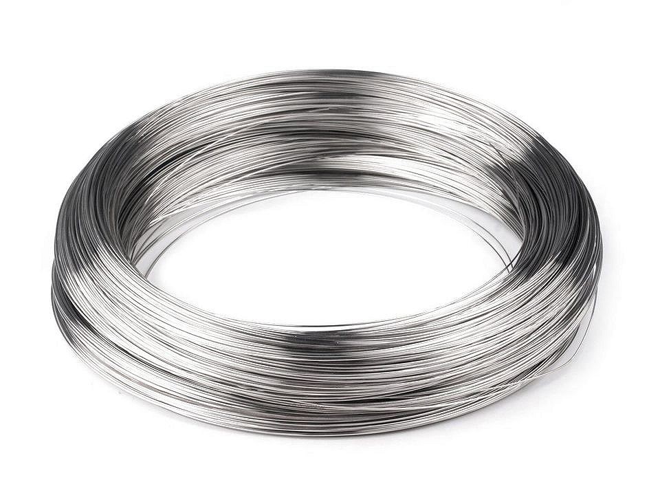 Memory wire for bracelets Ø 5cm, platinum, 20 g