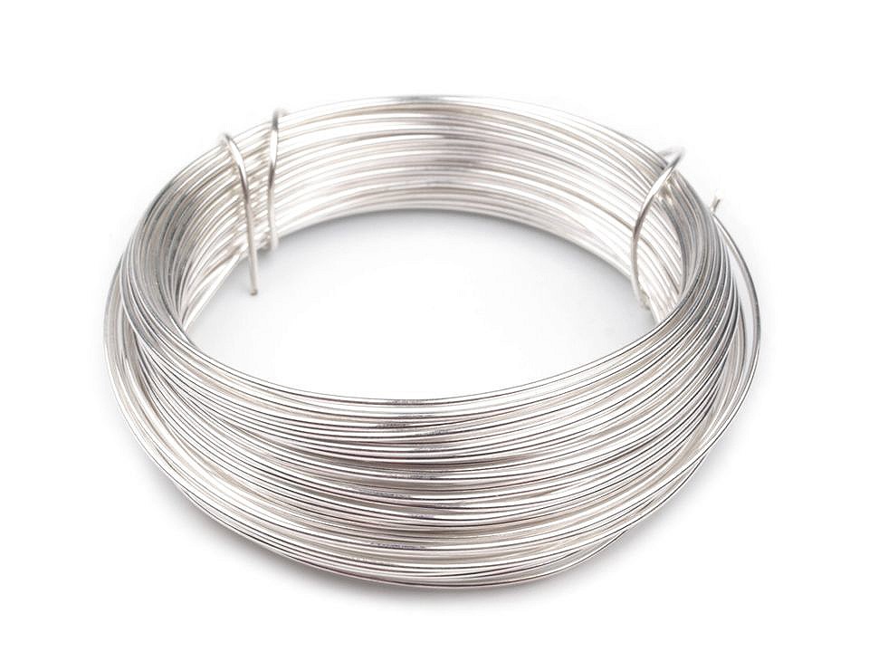 Wire Ø0.8 mm, silver light