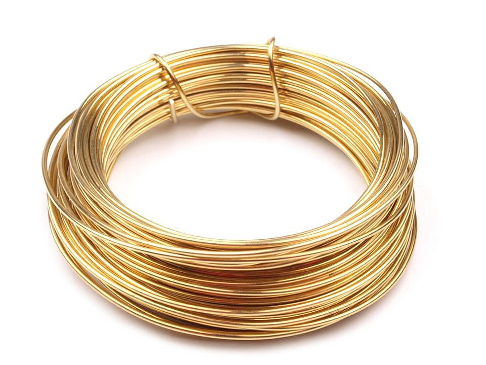 Wire Ø1 mm, gold