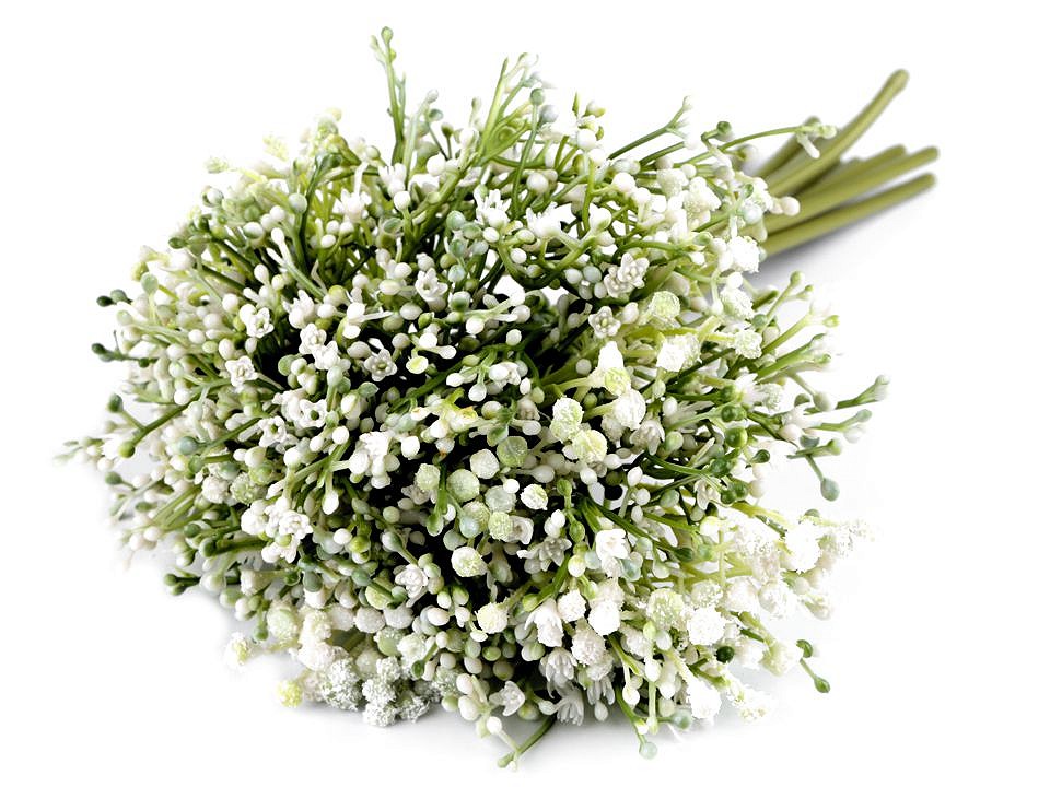 Artificial Babys Breath Plant Flower, white