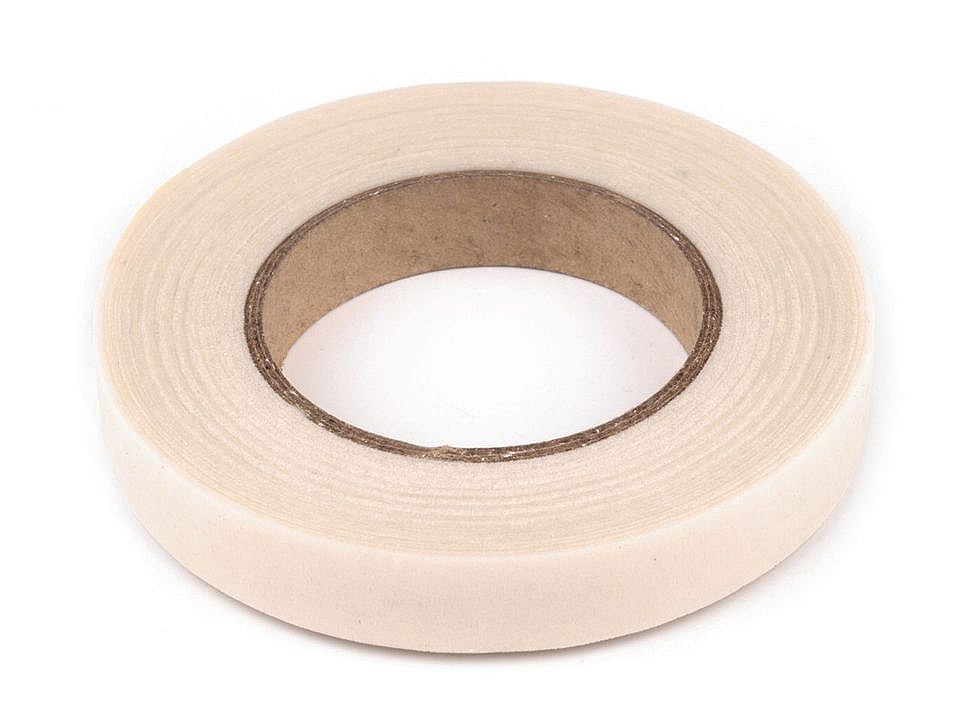 Moss Green Florist Stem Tape width 12 mm, white milk