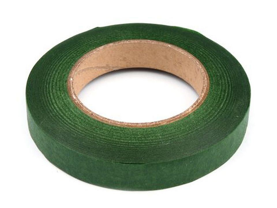 Moss Green Florist Stem Tape width 12 mm, green fern