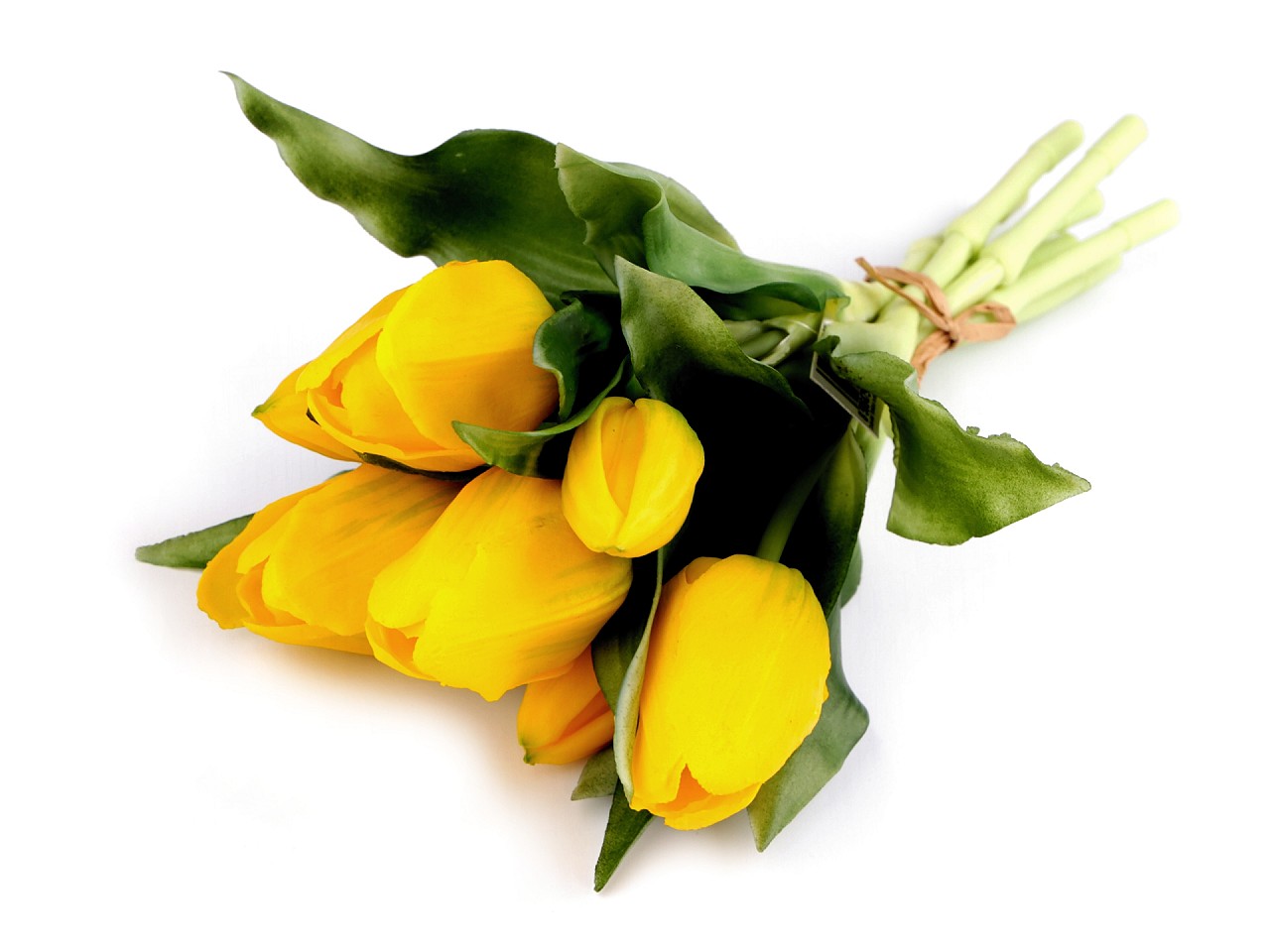 Artificial Tulip Bouquet, yellow