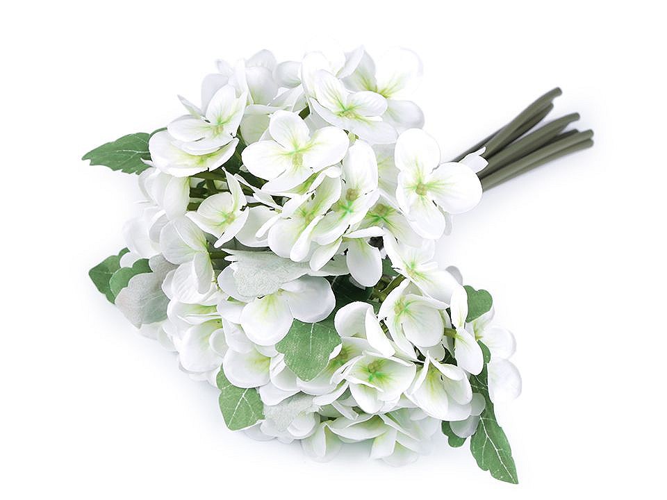 Artificial Hydrangea, white