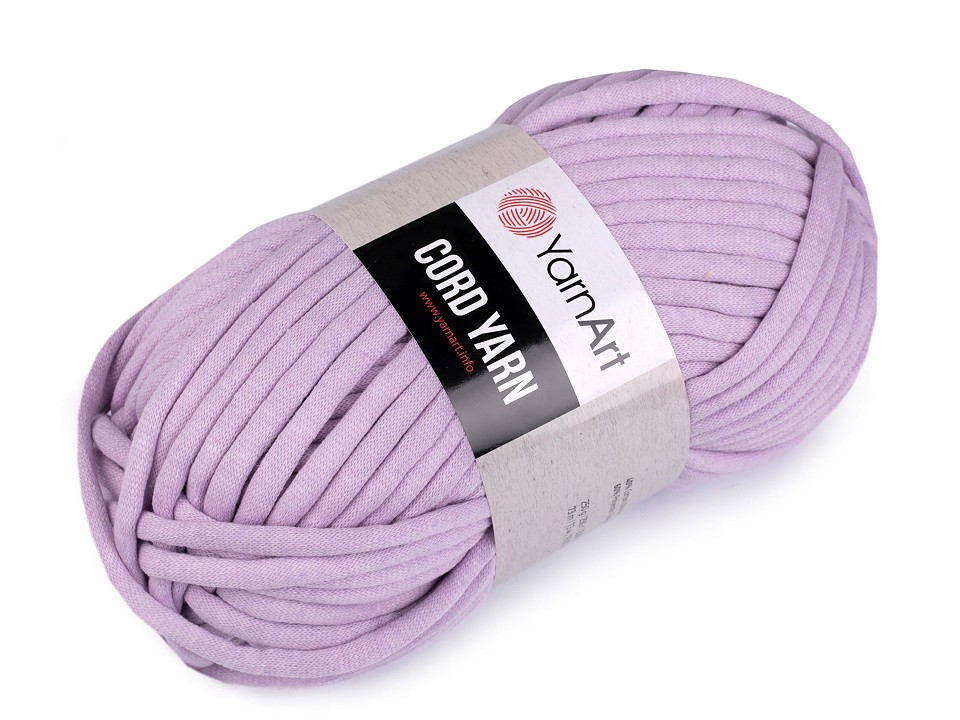 Fir de tricotat Cord Yarn, 250 g - mov liliachiu