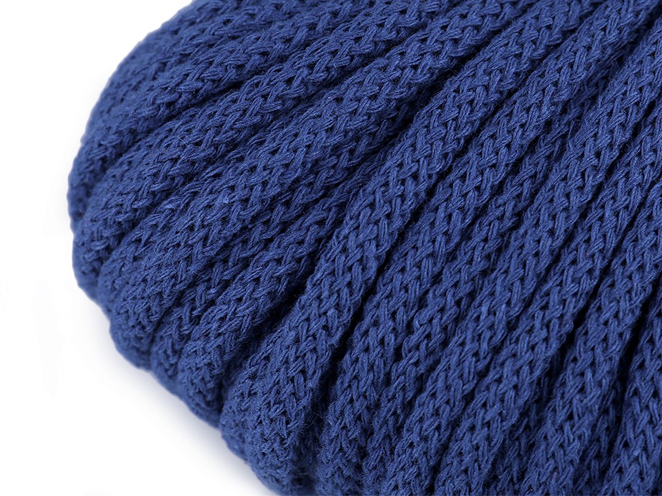 Cord / String Yarn Ø5 mm - cobalt blue, 10 ml.