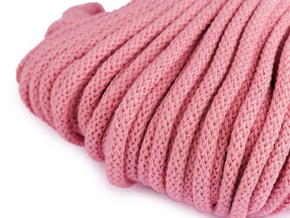 Cord / String Yarn Ø5 mm - light pink, 10 ml.